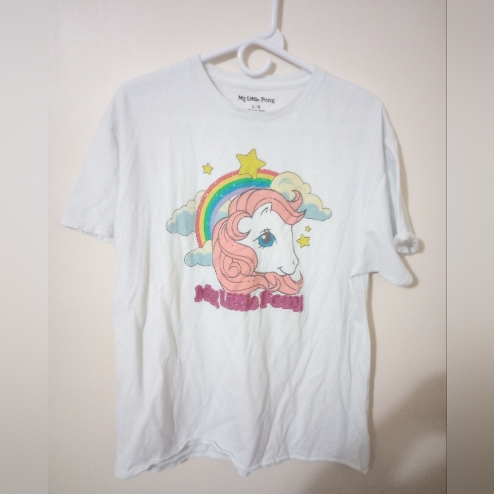 My Little pony woman's size large white T-shirt